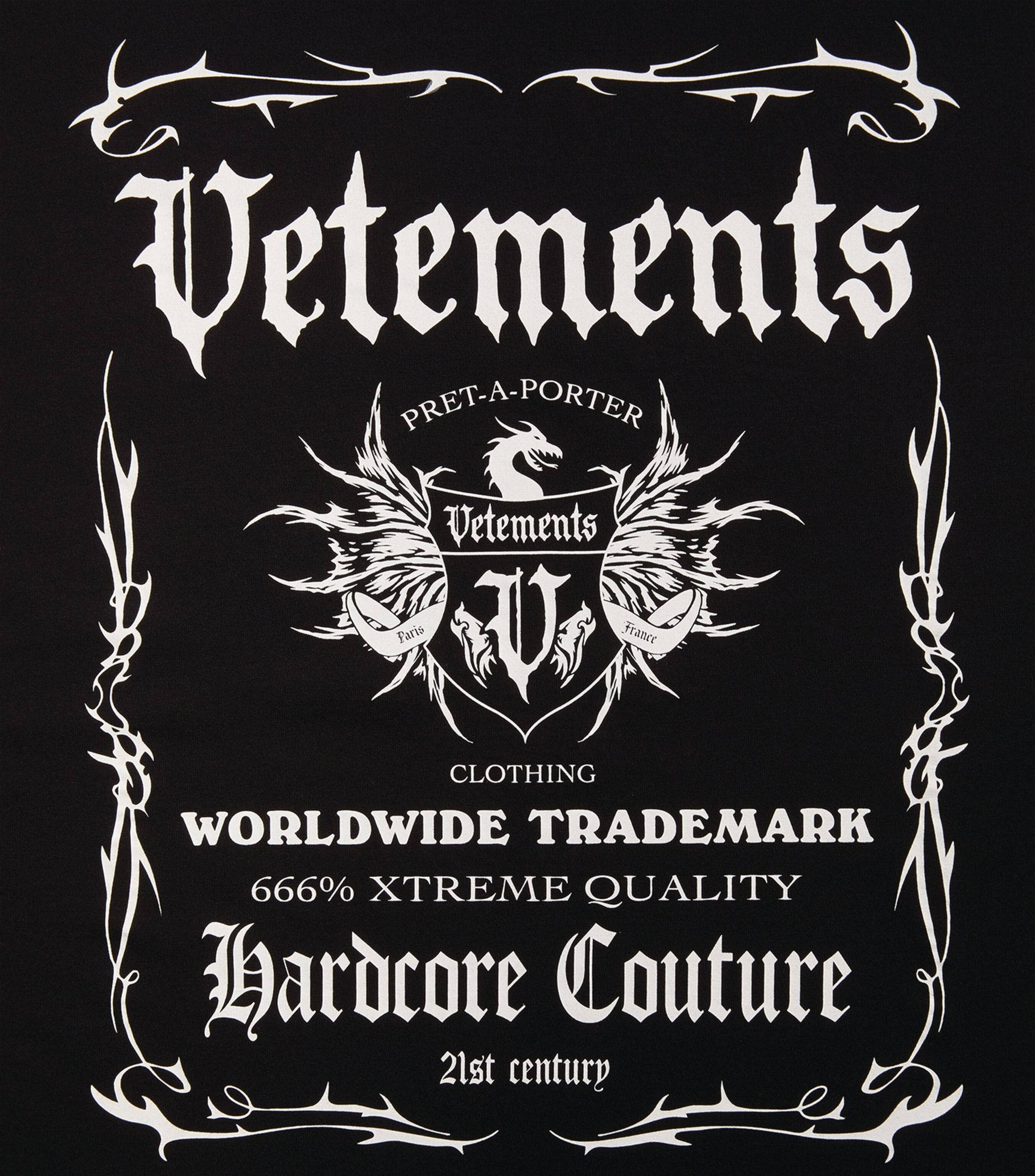 Logo Nhãn Đen Vetements Hình nền