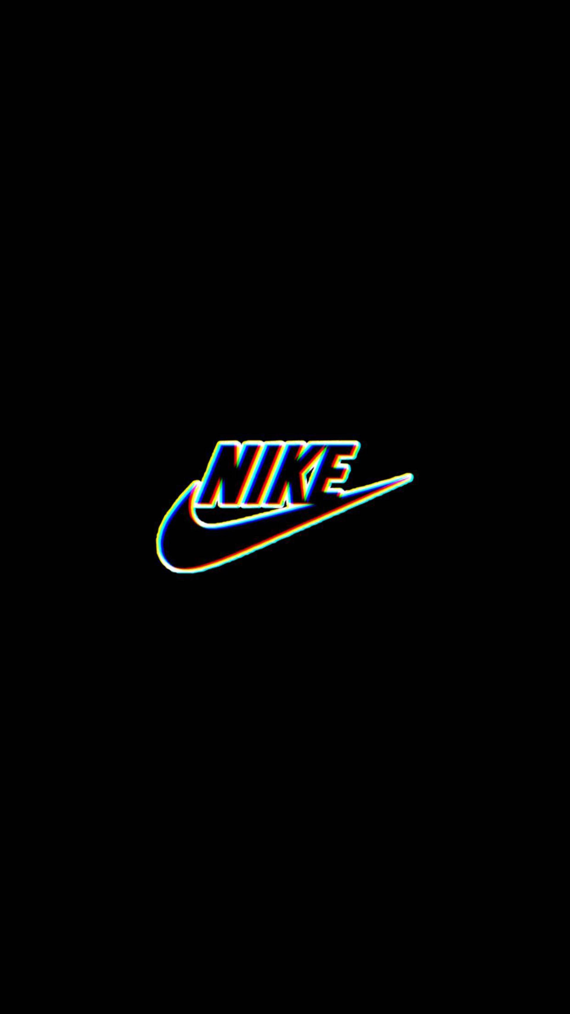 Logo Nike phong cách tối giản ảo giác Hình nền