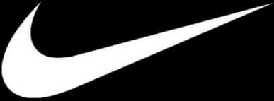 Logo Nike Swoosh trên nền đen Hình nền