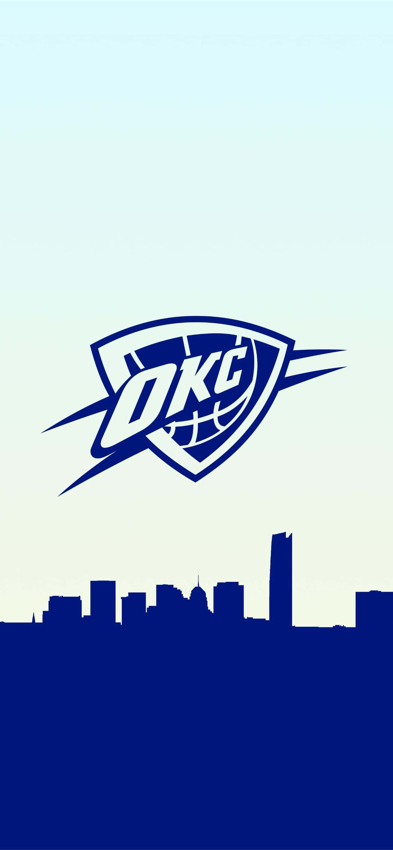 Logo đội bóng rổ NBA Oklahoma City Thunders Hình nền