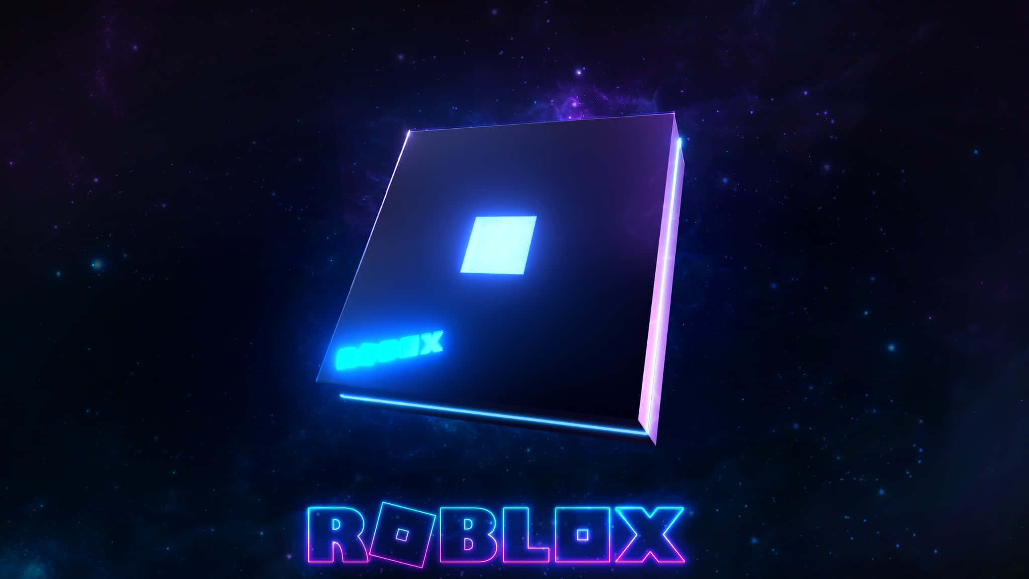 Logo Roblox Tím Xanh Hình nền