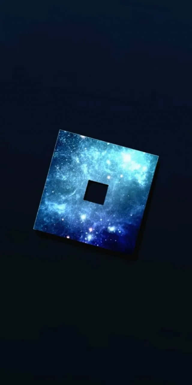 Logo Roblox Xanh Lấp Lánh Hình nền