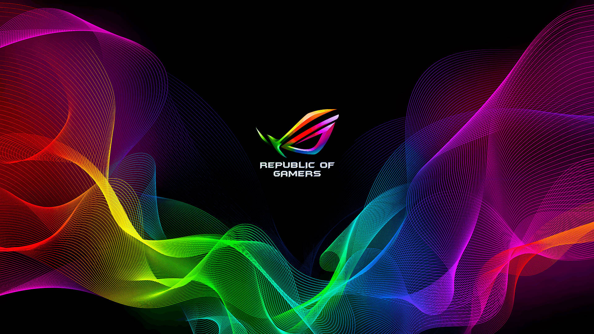 Logo ROG RGB 4K Hình nền