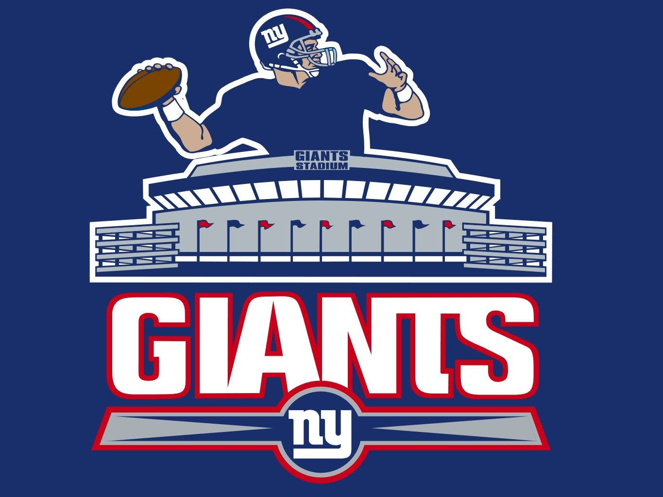 Logo Sân vận động New York Giants Hình nền