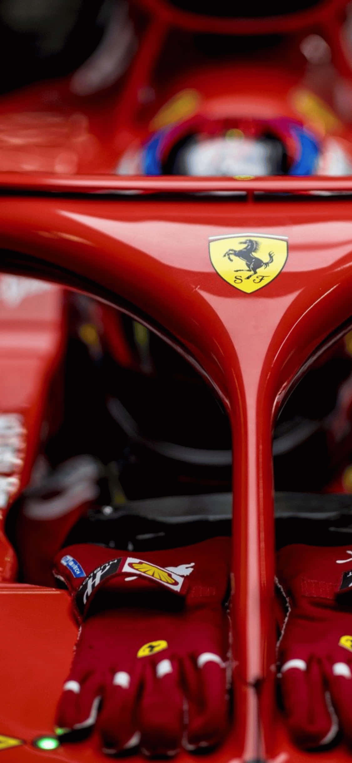 Logo Scuderia Ferrari iPhone XS F1 2018 Nền Hình nền