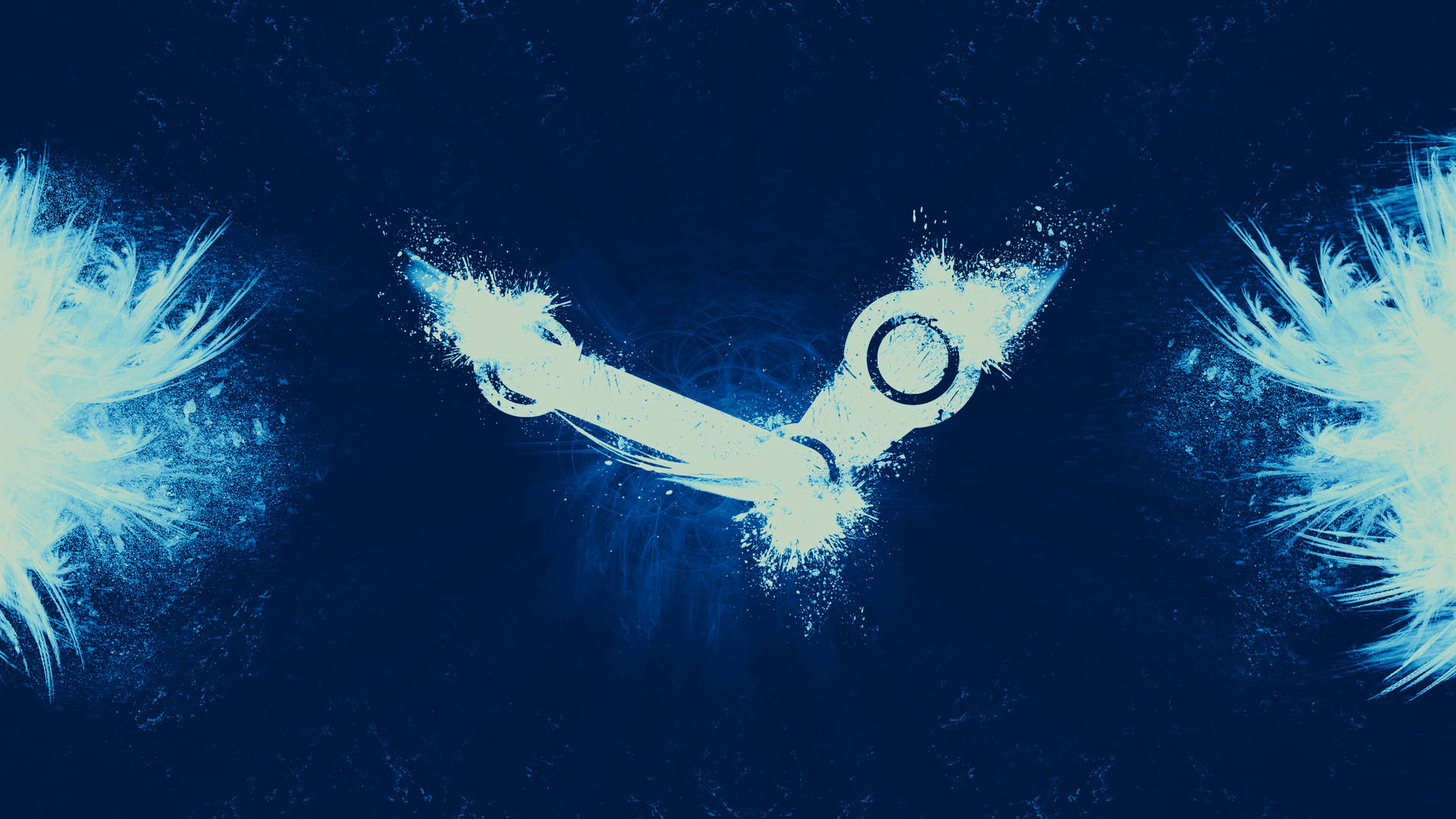 Hình nền logo game Steam với sơn trắng 4k. — Game ảnh động Hình nền