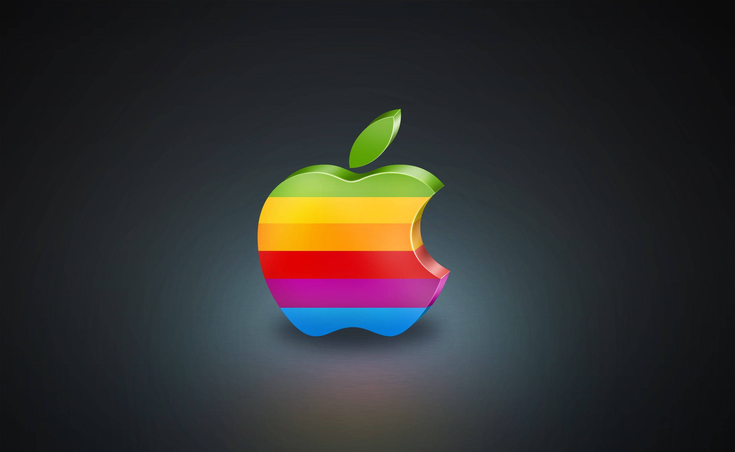 Logo Táo Cầu Vồng MacBook Air Hình nền
