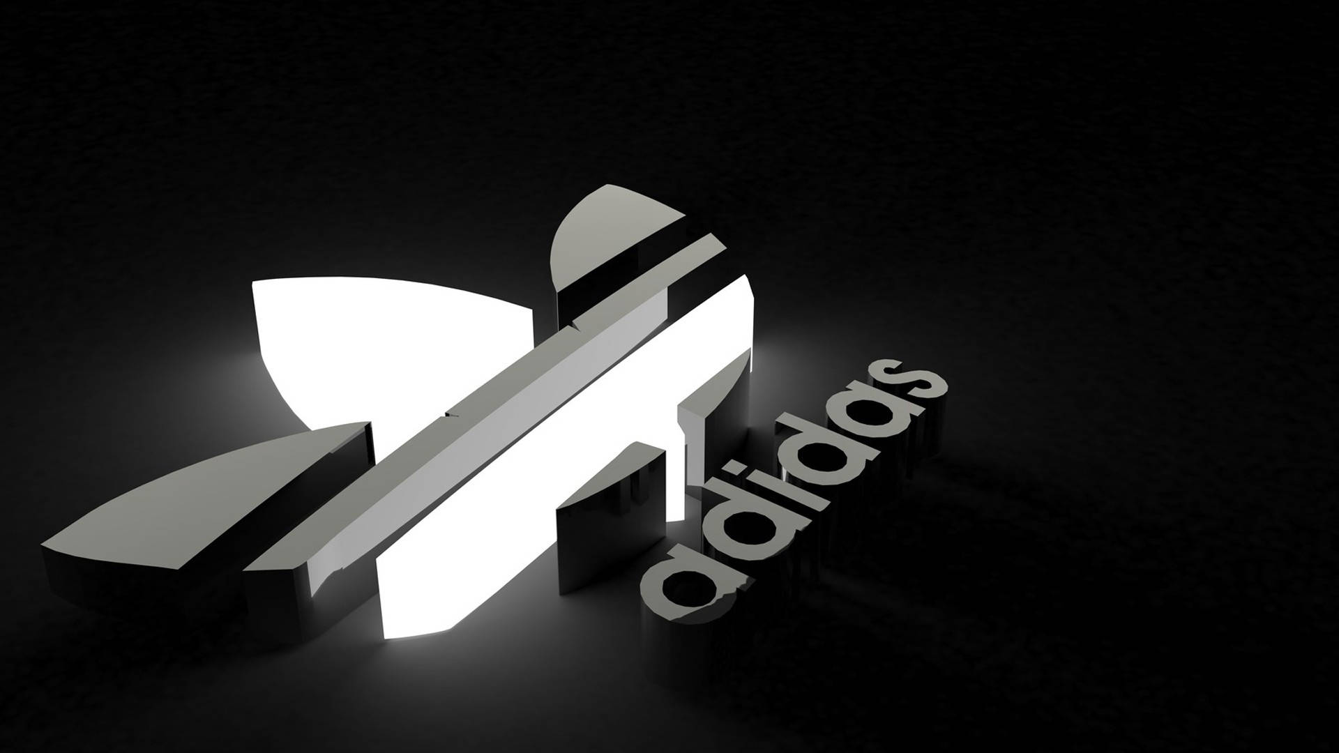 Logo Thương Hiệu Adidas Đơn Sắc Hình nền