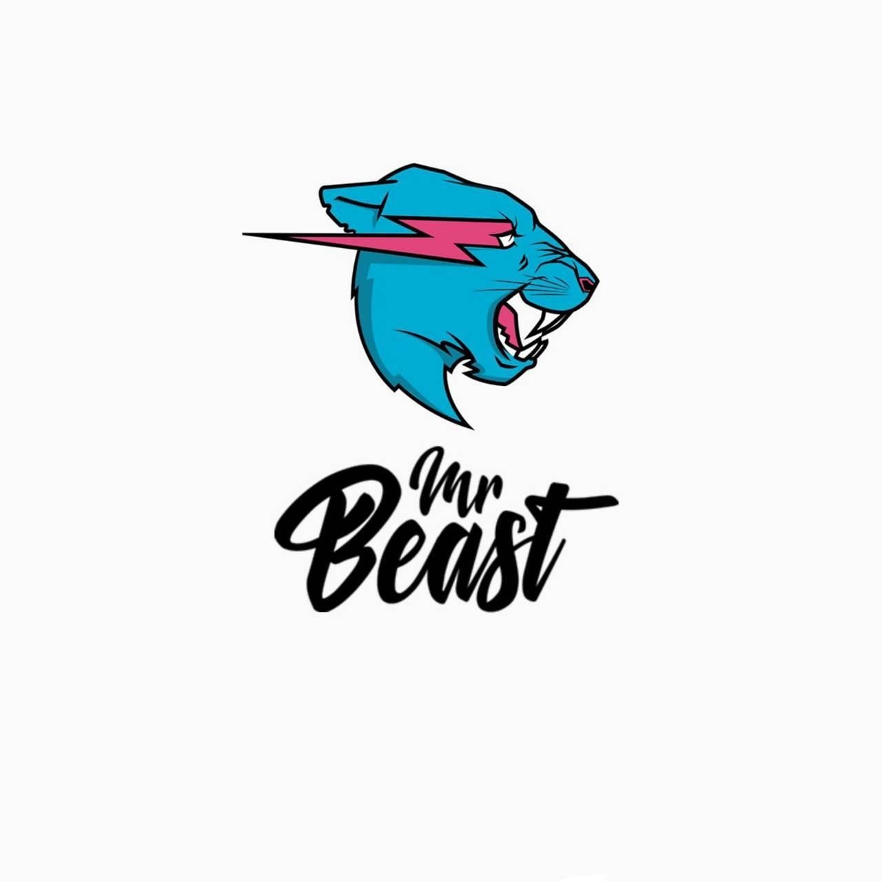 Logo và chữ ký thương hiệu Mr Beast nổi bật Hình nền