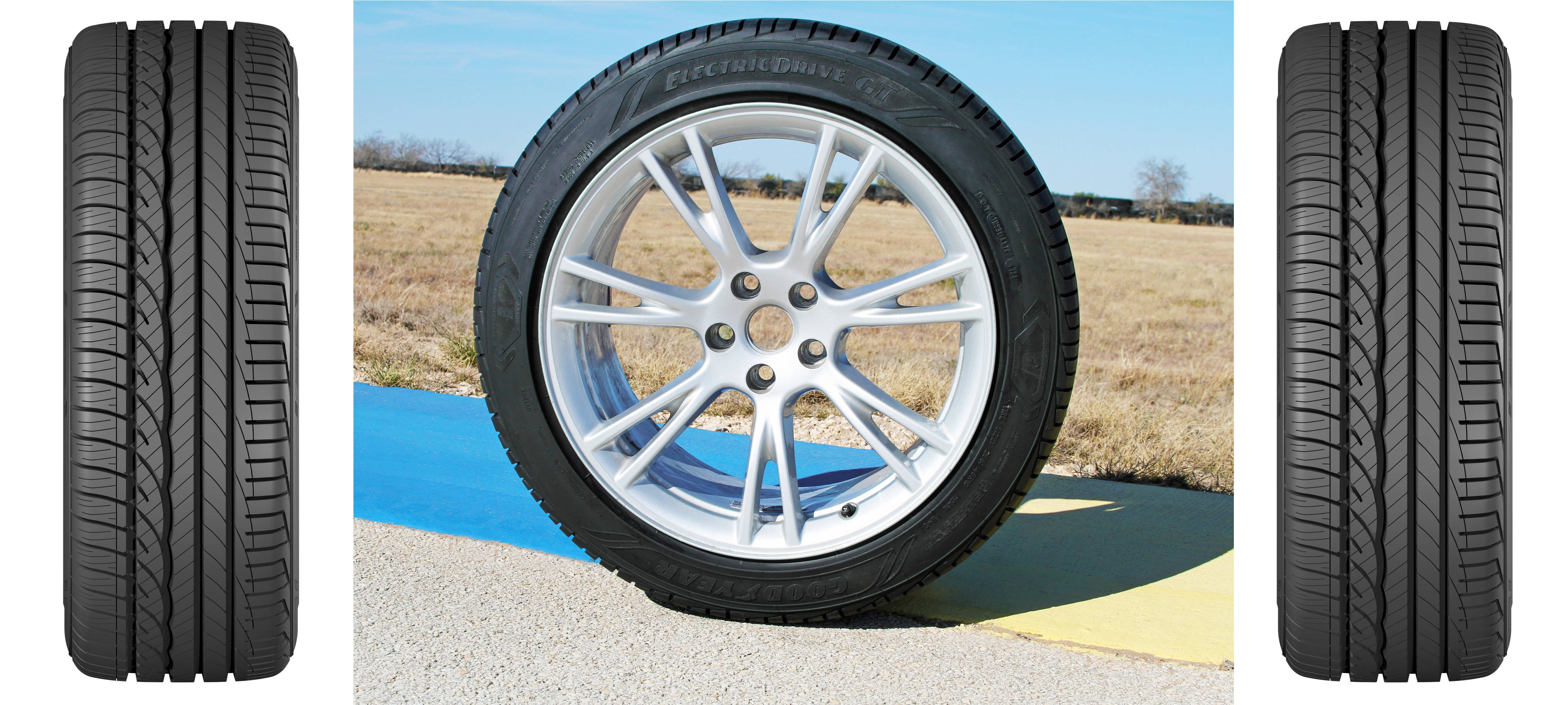 Lốp Goodyear Trang Bị Trên Xe Tesla Model Y Hình nền