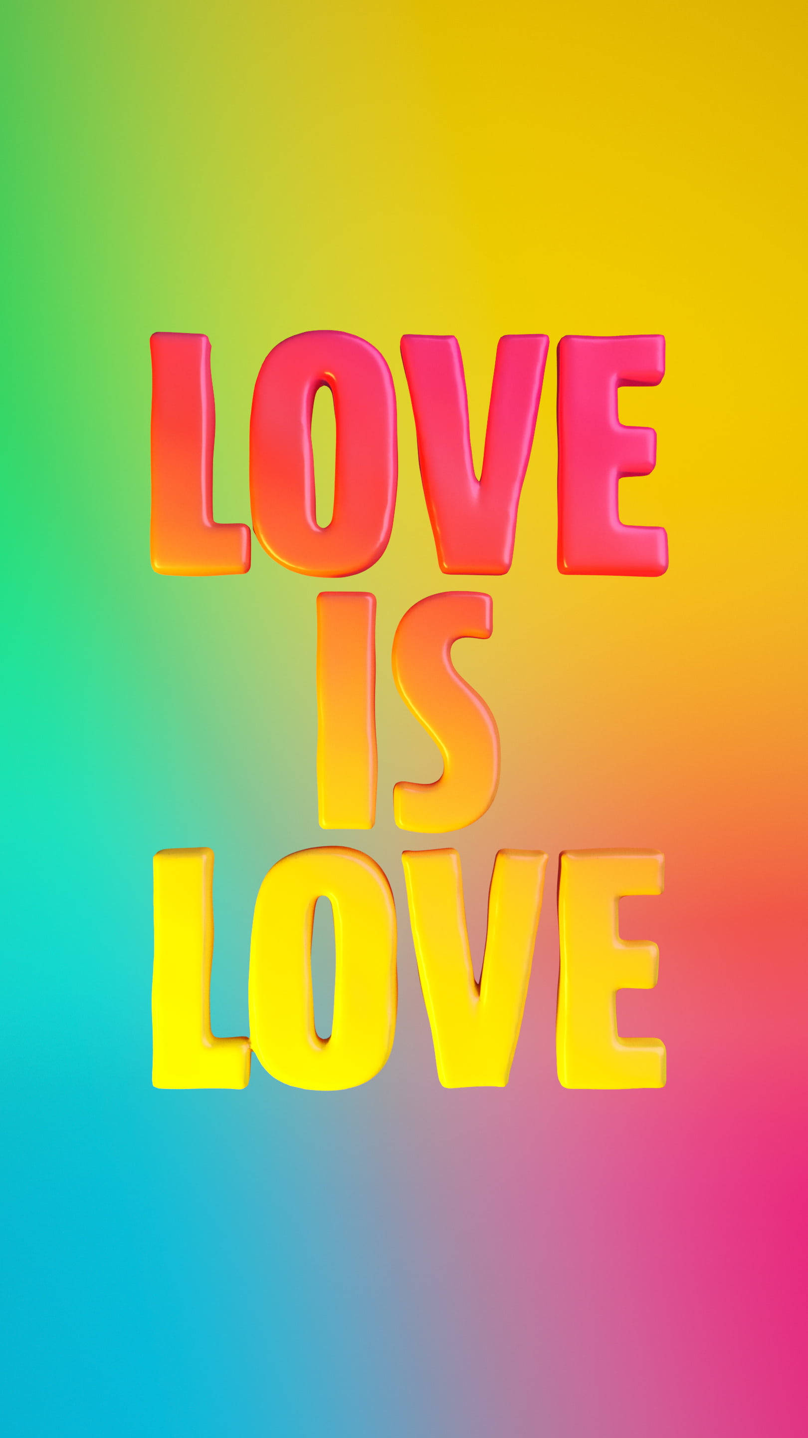 Love Is Love LGBT Điện thoại Hình nền
