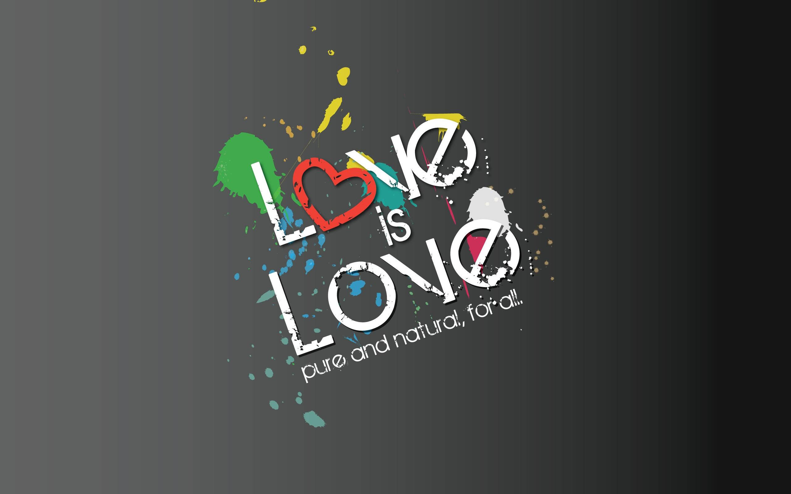 Love Is Love Nghệ Thuật Trích Dẫn Hình nền