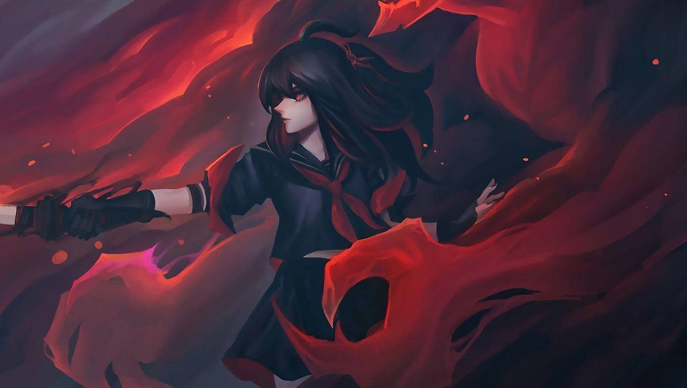Lửa Đỏ Anime Hình nền
