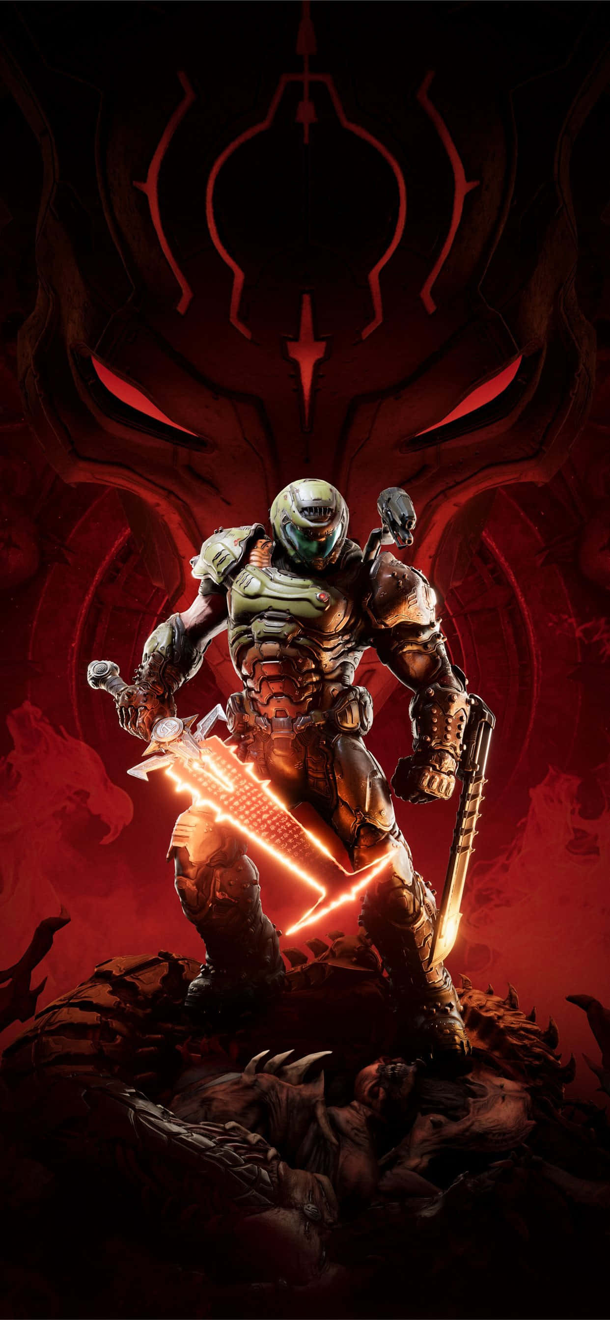 Lửa và Cuồng nộ: Bước vào thế giới của Doom Eternal trên iPhone của bạn. Hình nền