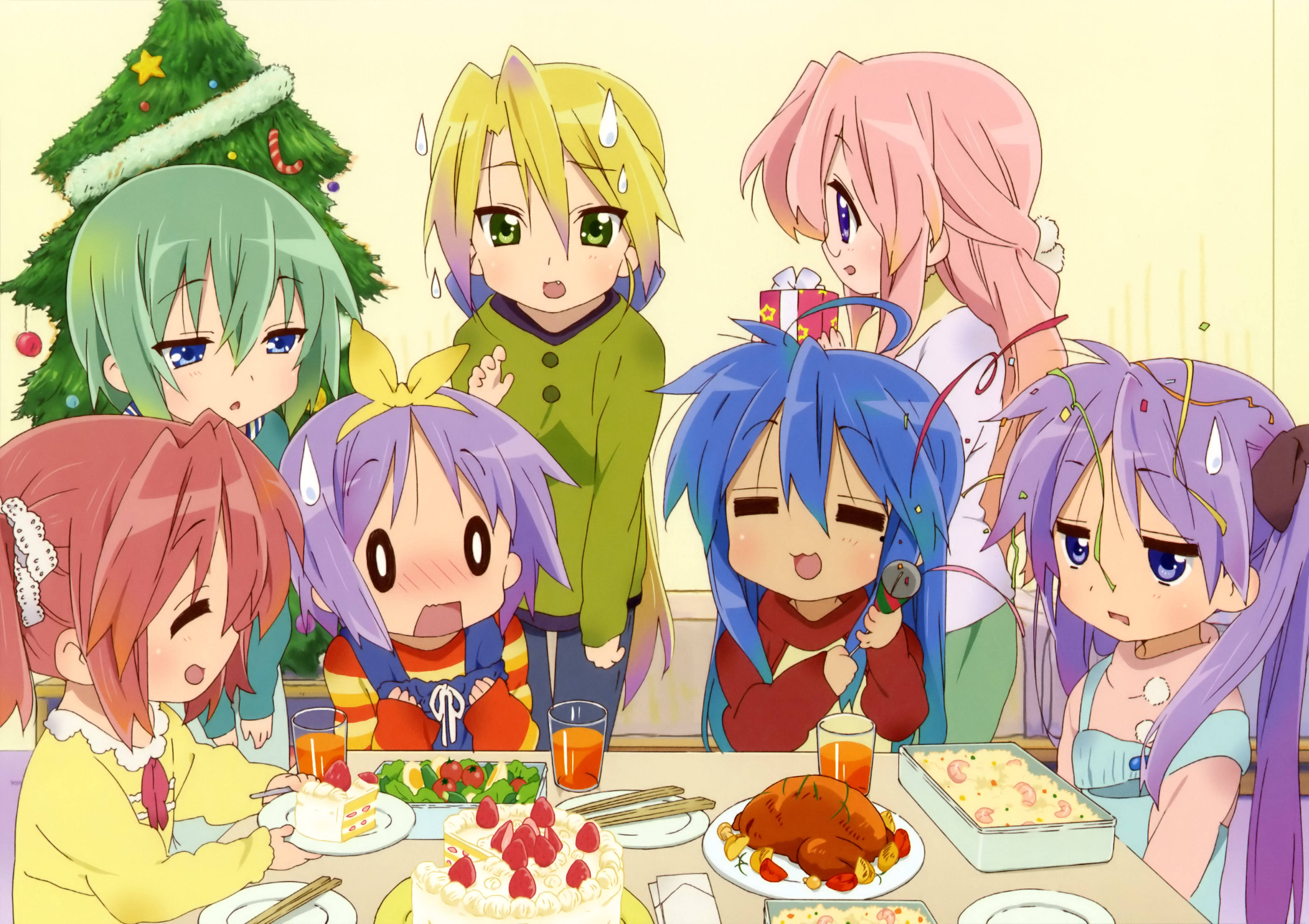 Lucky Star Anime Trẻ Em Hình nền