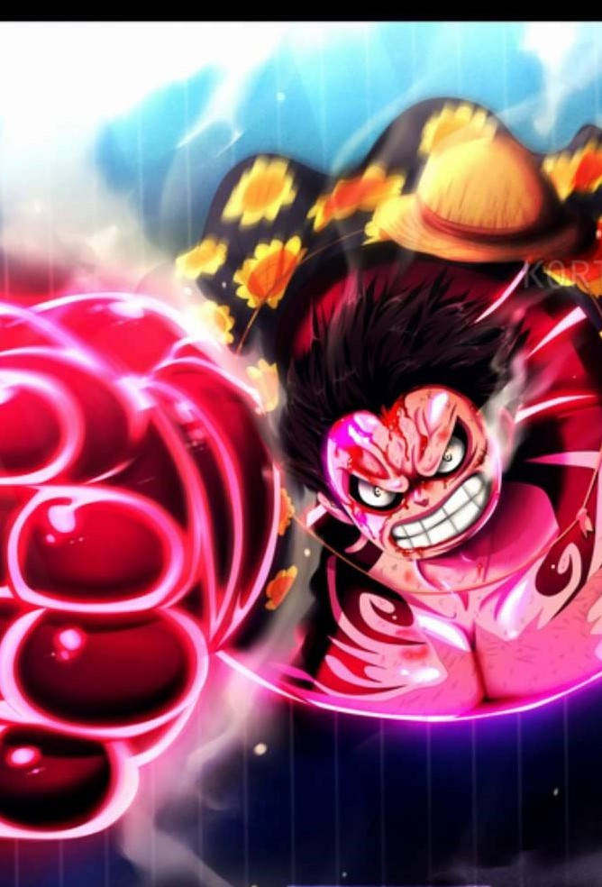 Luffy Gear 4 Xung Kích Bùng Nổ Hình nền
