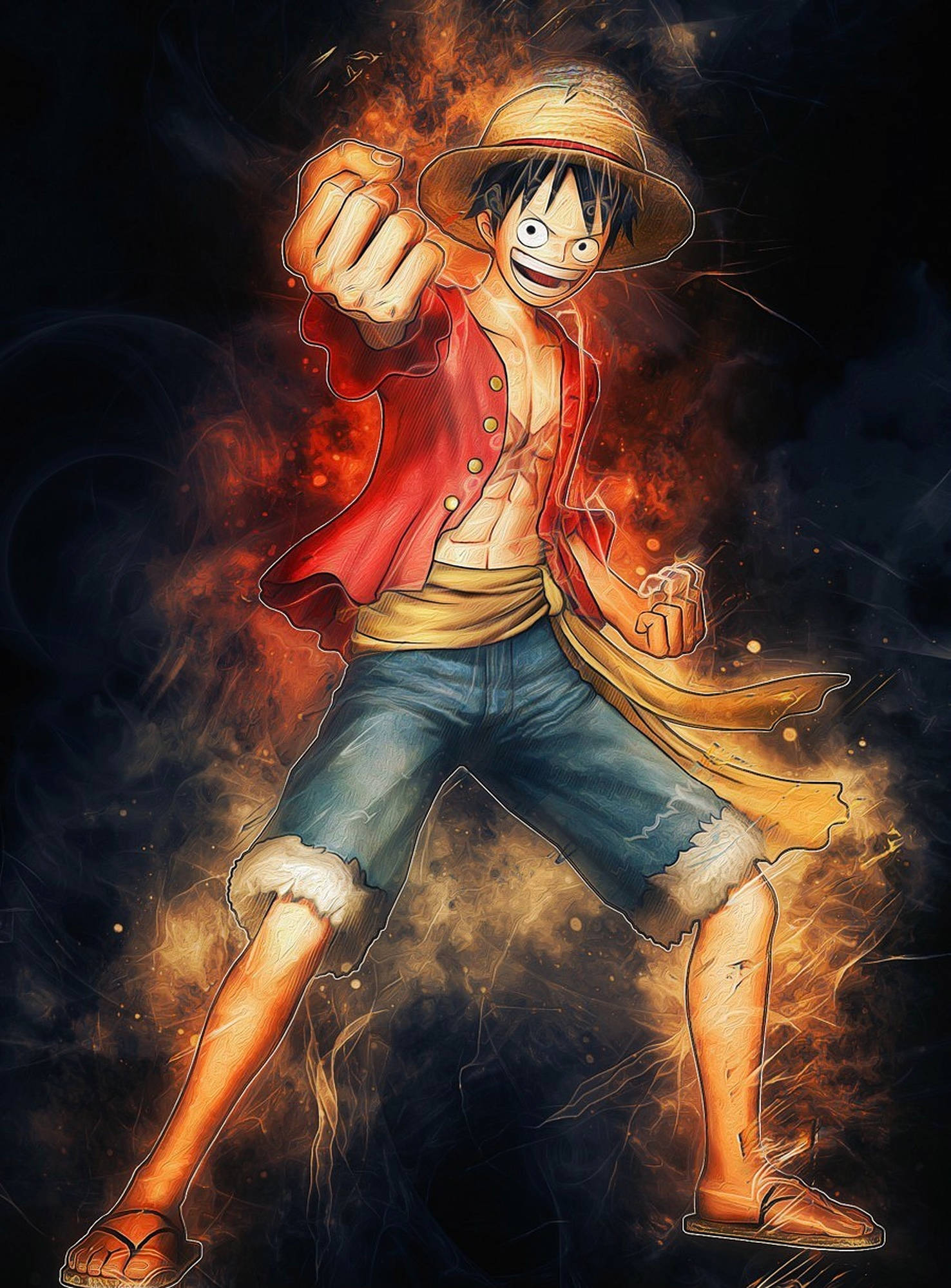 Luffy One Piece iPhone ngầu Hình nền