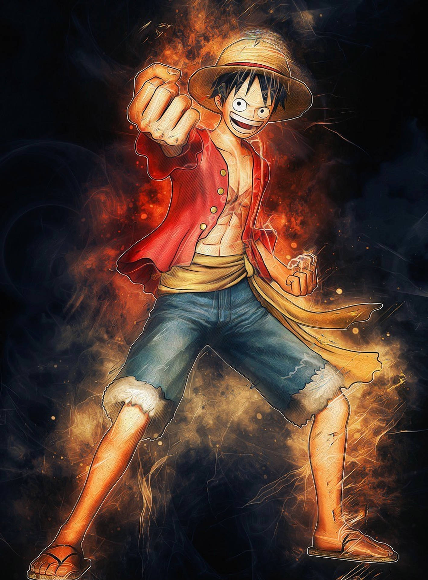Hình nền Luffy One Piece IPhone ngầu