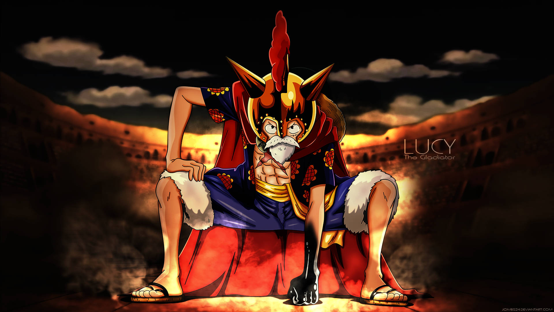 Luffy Quái Vật Hải Tặc Hình nền