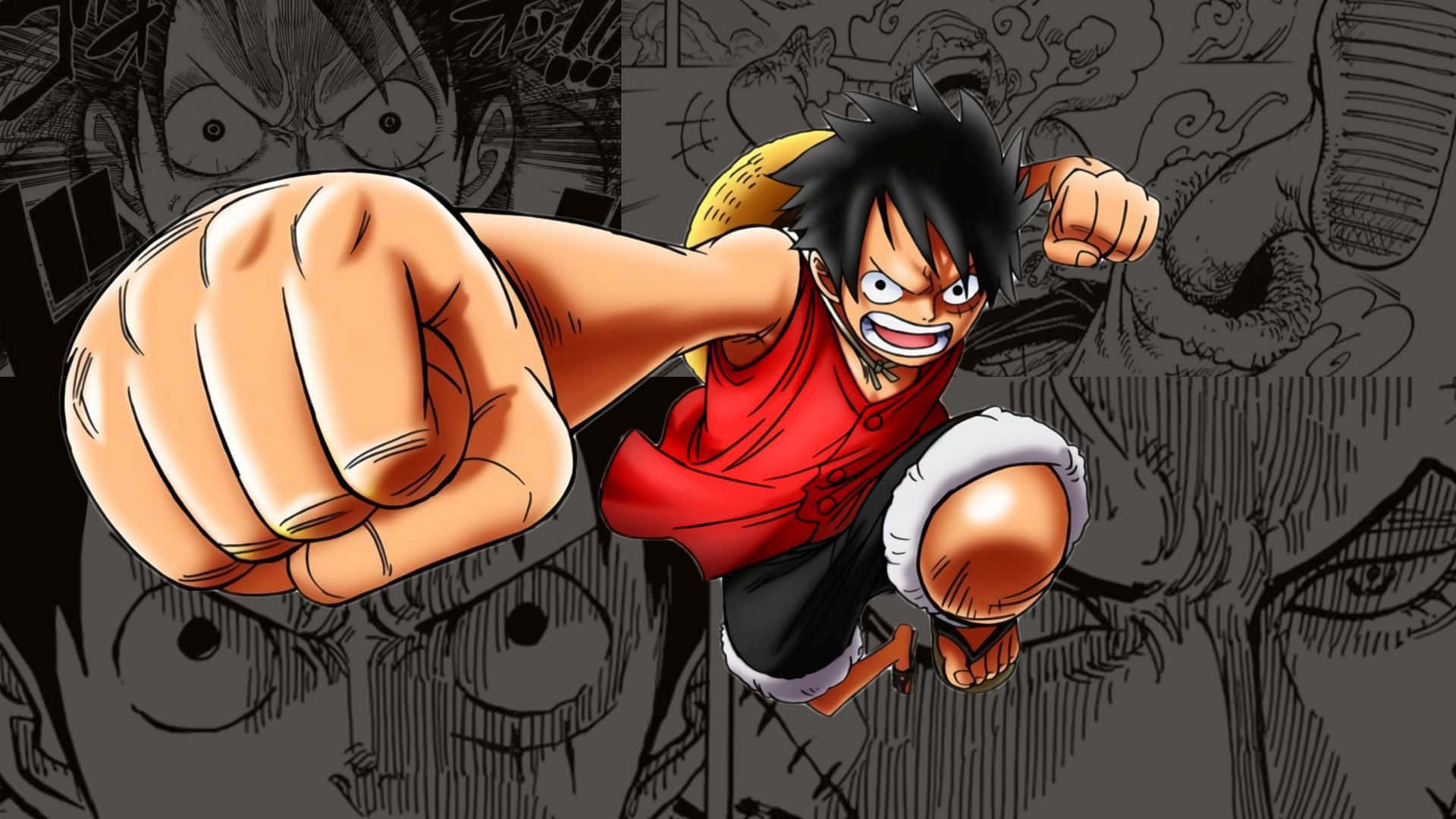 Luffy sẵn sàng chinh phục bảy đại dương! Hình nền