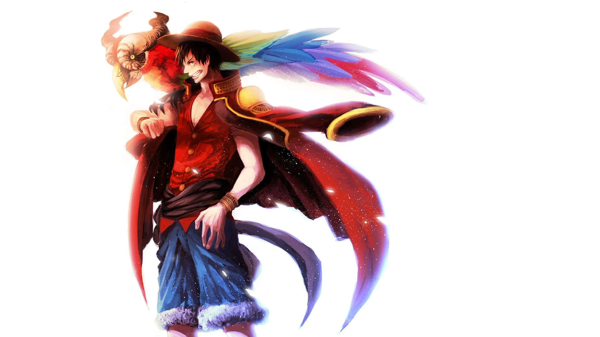 Luffy sẵn sàng chinh phục thế giới Hình nền