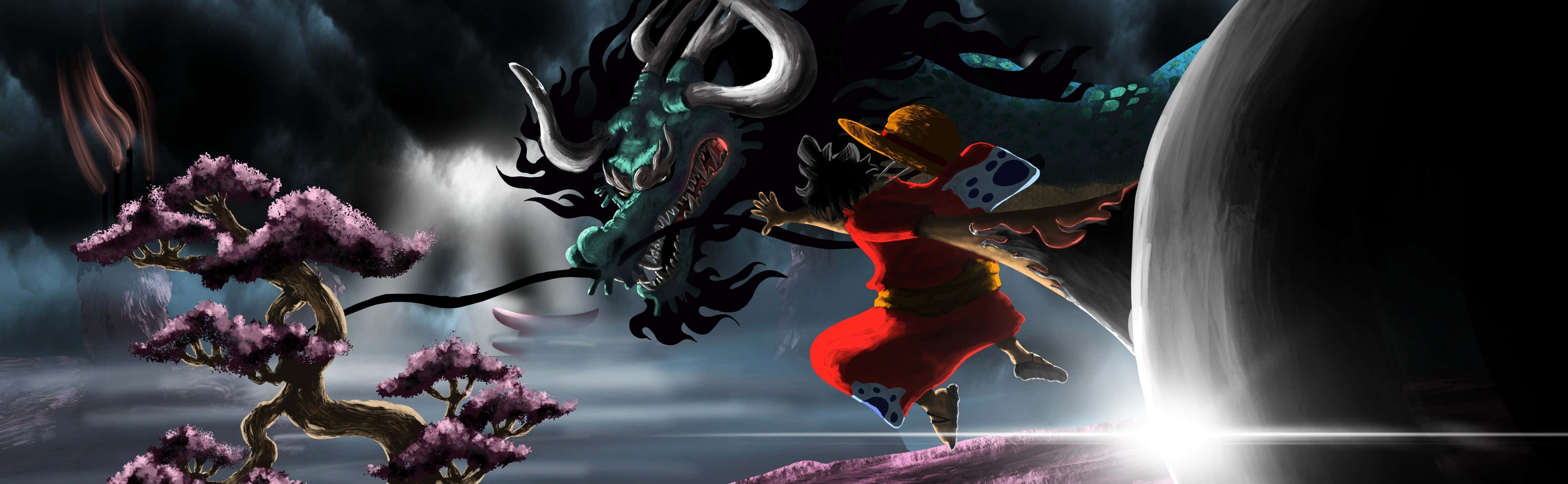 Luffy và băng Mũ Rơm lên đường cho cuộc phiêu lưu tiếp theo trong series anime One Piece. Hình nền