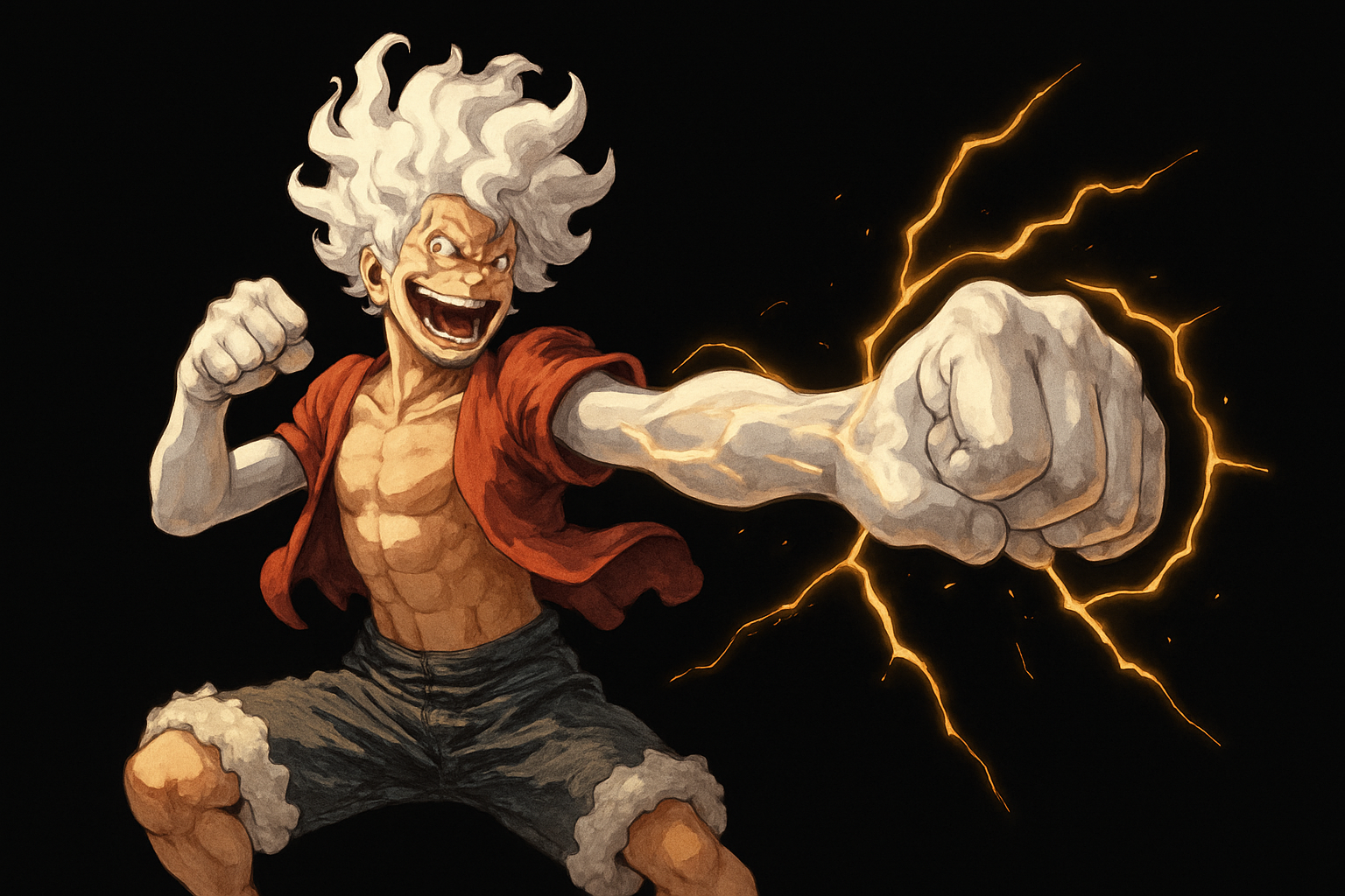 Luffy với cú đấm hạ gục Hình nền