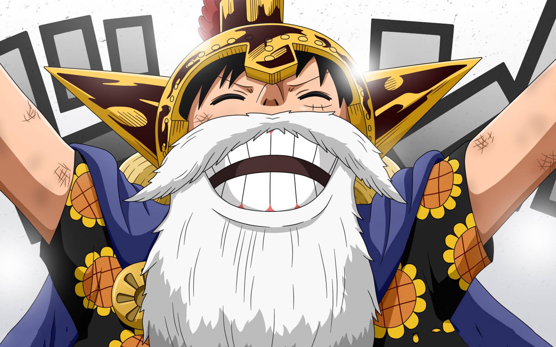 Luffy Với Râu Trắng