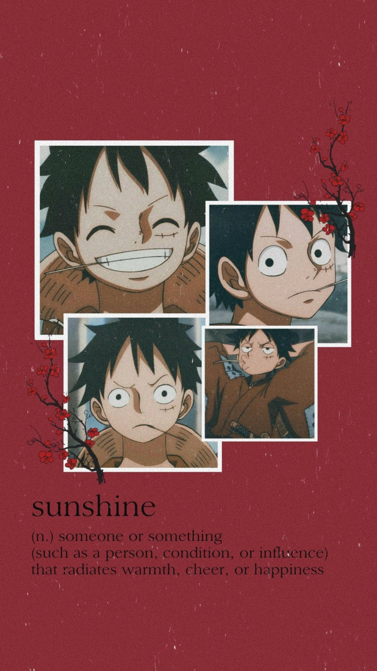 Luffy Vui Vẻ Phong Cách One Piece Hình nền