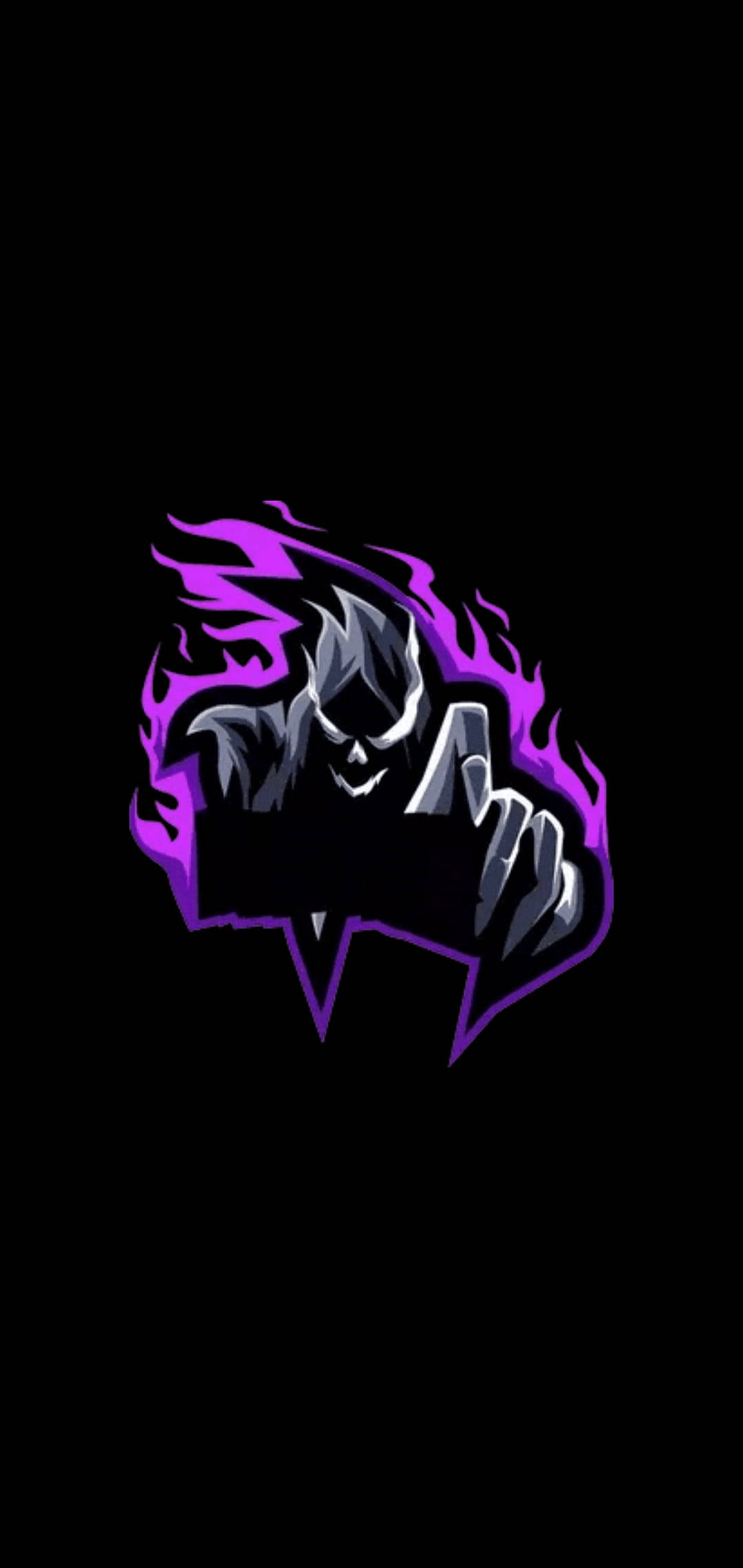 Ma Ngọn Lửa Tím Logo Game HD Hình nền