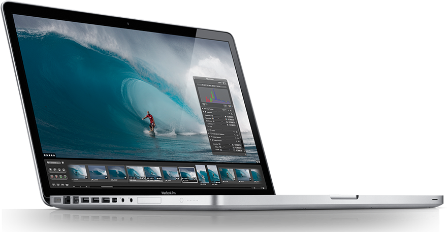 Mac Book Pro hiển thị hình ảnh lướt sóng Hình nền