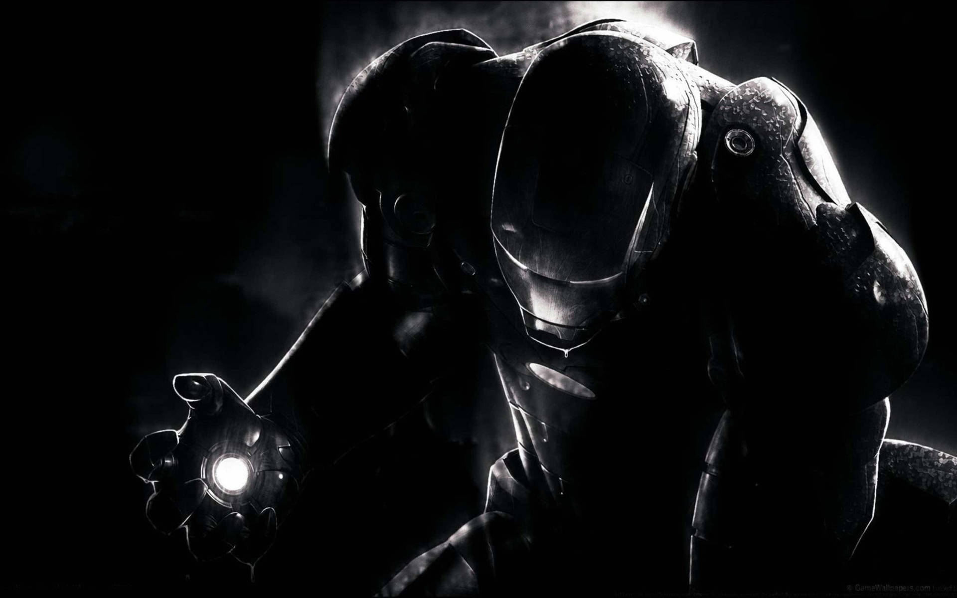 Mac đen Iron Man tối