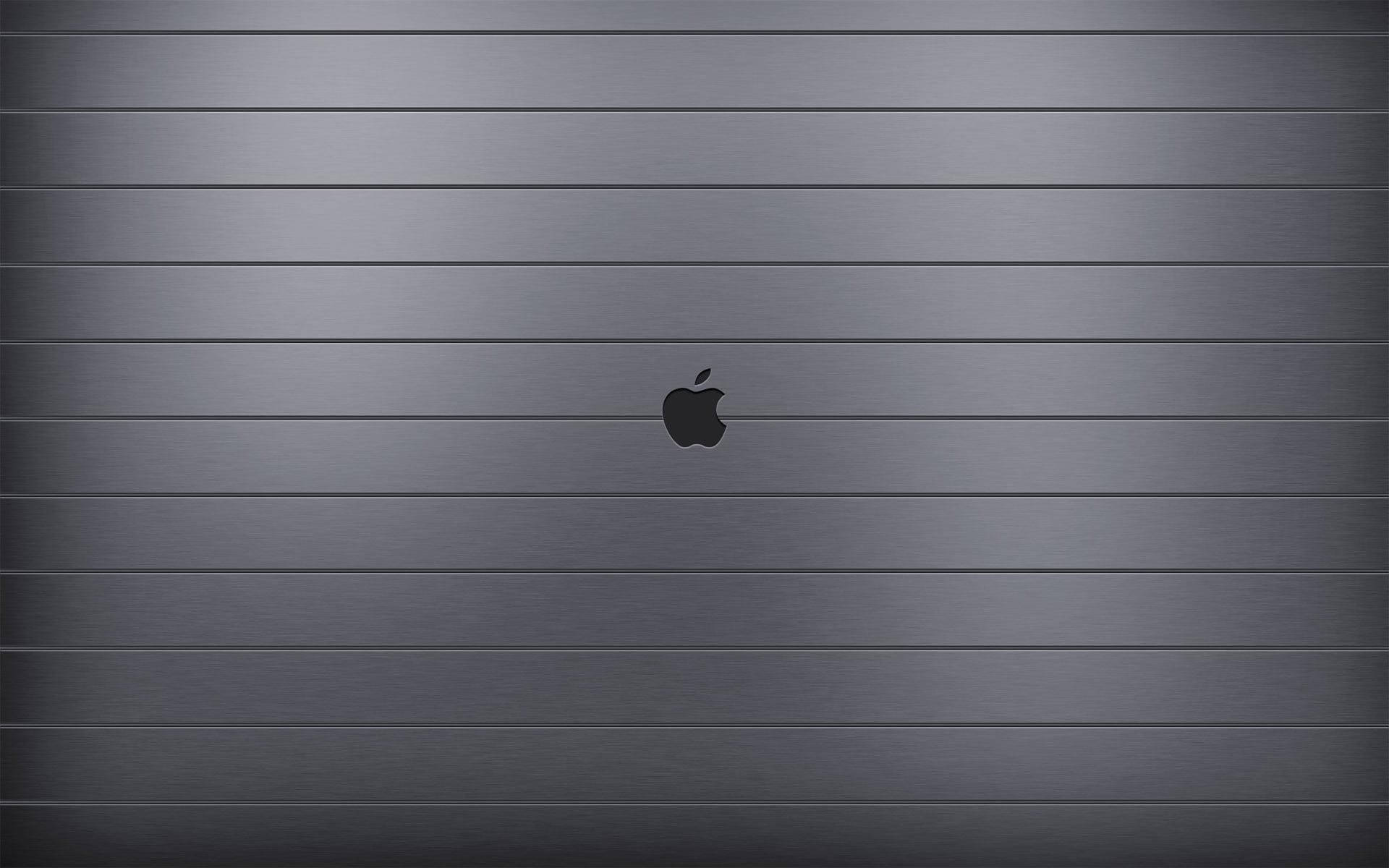 MacBook Air Logo Kim Loại Hình nền