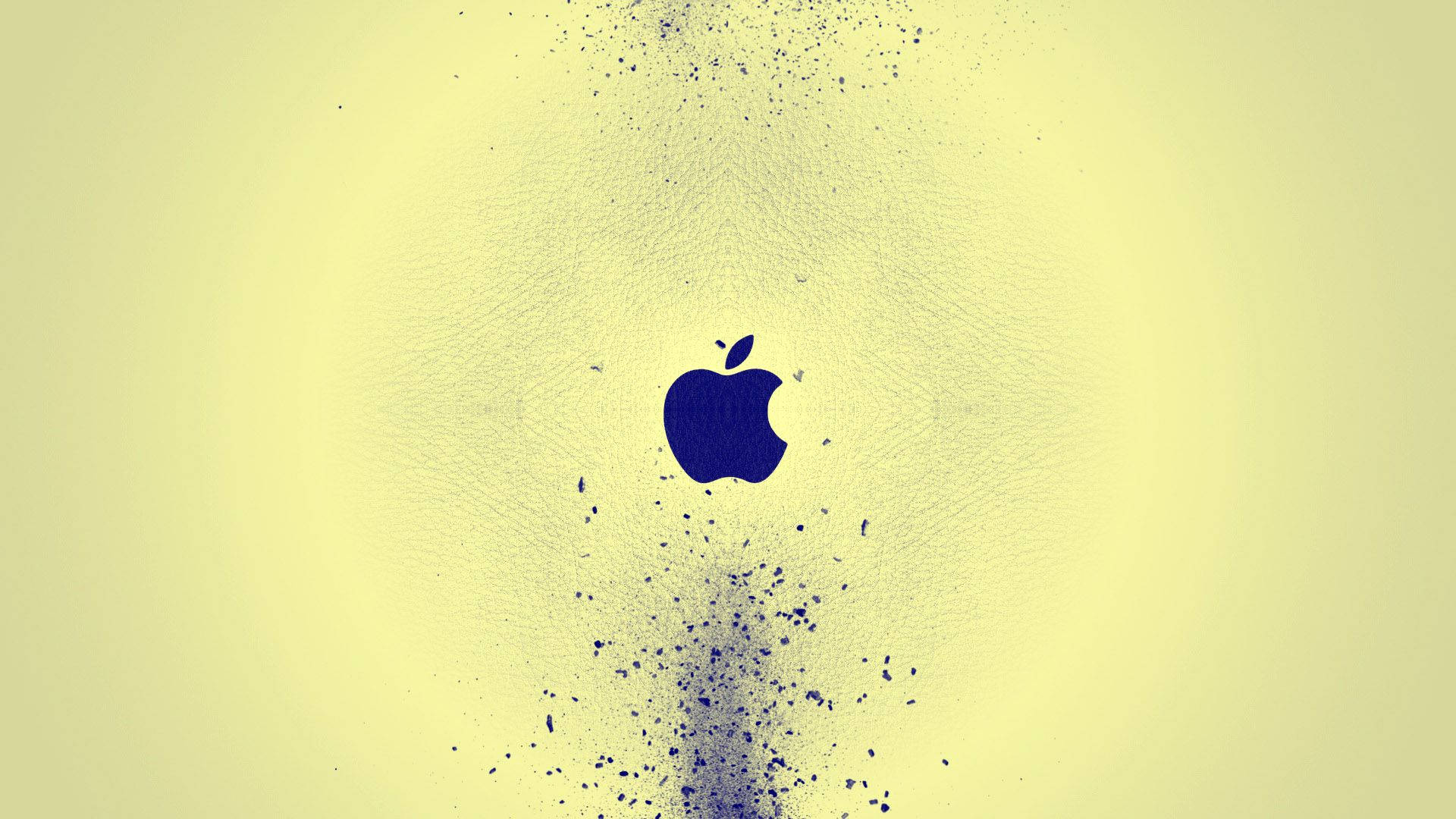 MacBook mát mẻ với Logo Xanh Hình nền