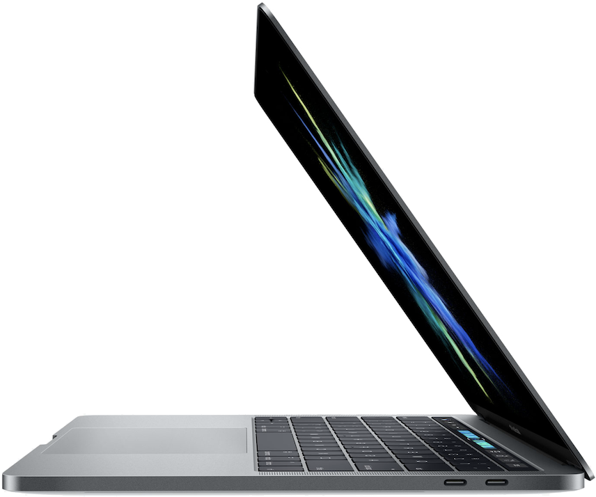 MacBook Pro góc nhìn cạnh Hình nền