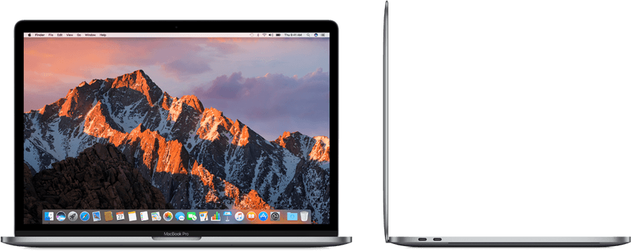 MacBook Pro góc nhìn trước và cạnh bên Hình nền