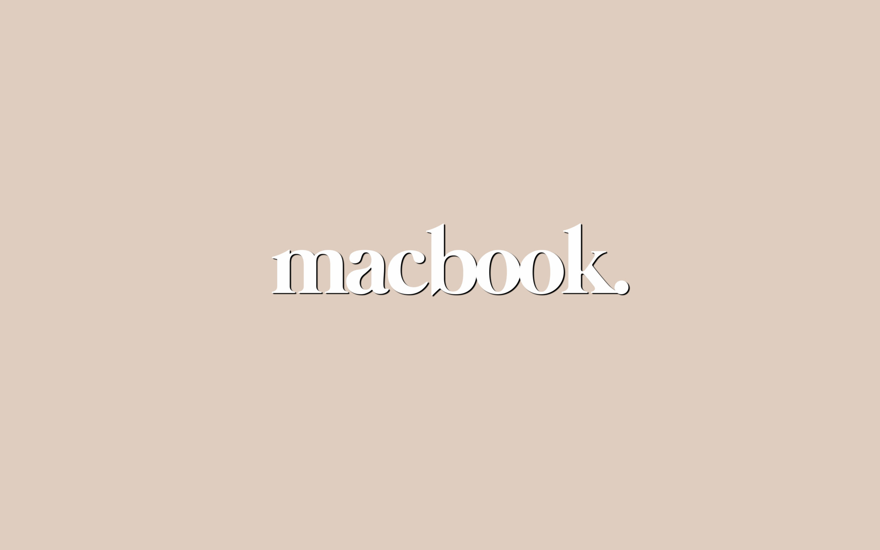 Macbook Tối Giản Thẩm Mỹ Cho Desktop Hình nền