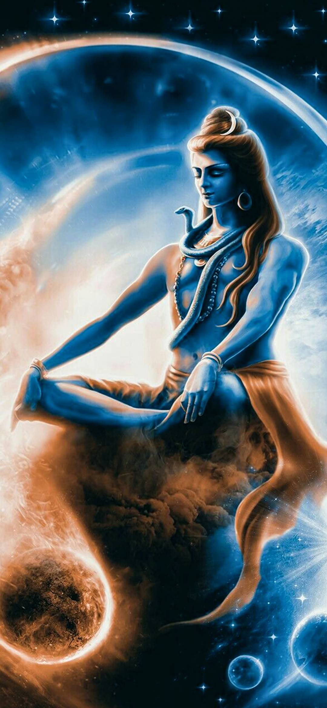 Mahakal Galaxy Art Hình nền