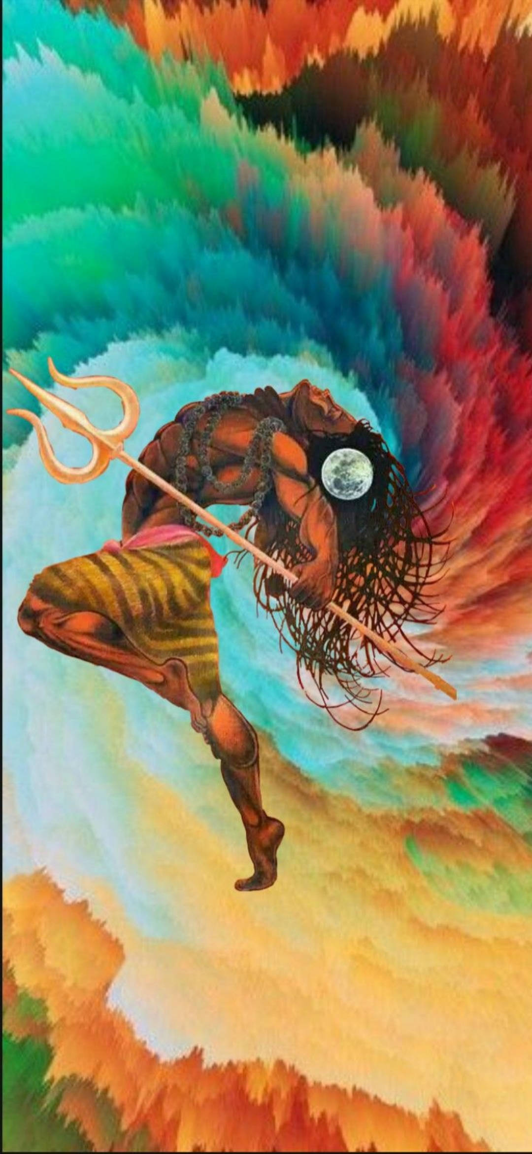Mahakal Mặt Trăng Nghệ Thuật Hình nền