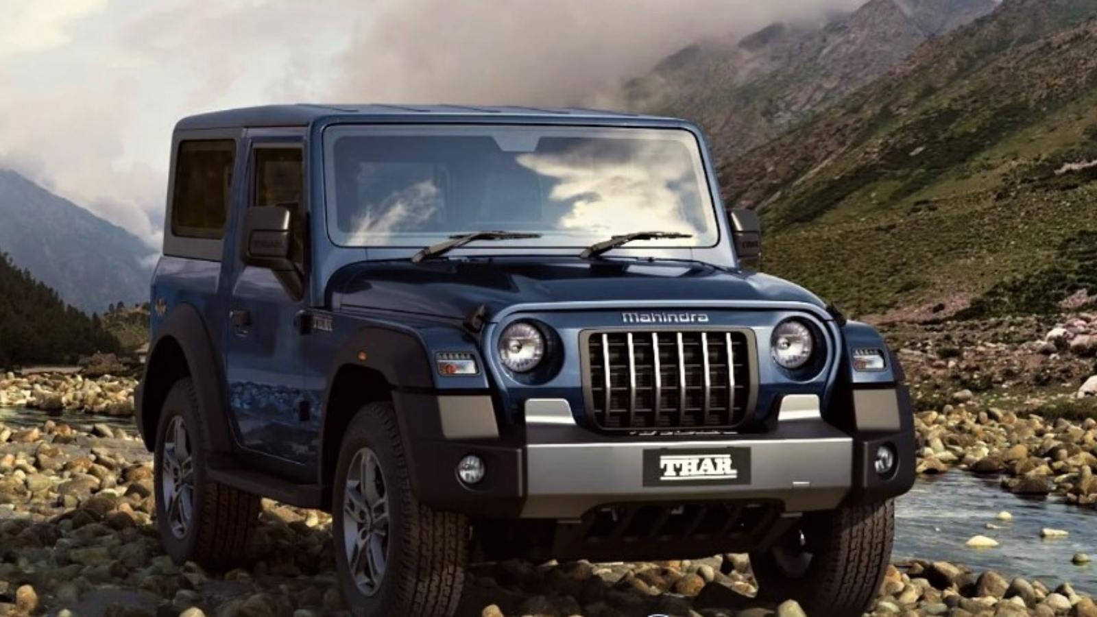 Mahindra Thar 2021 trên đường đá Hình nền