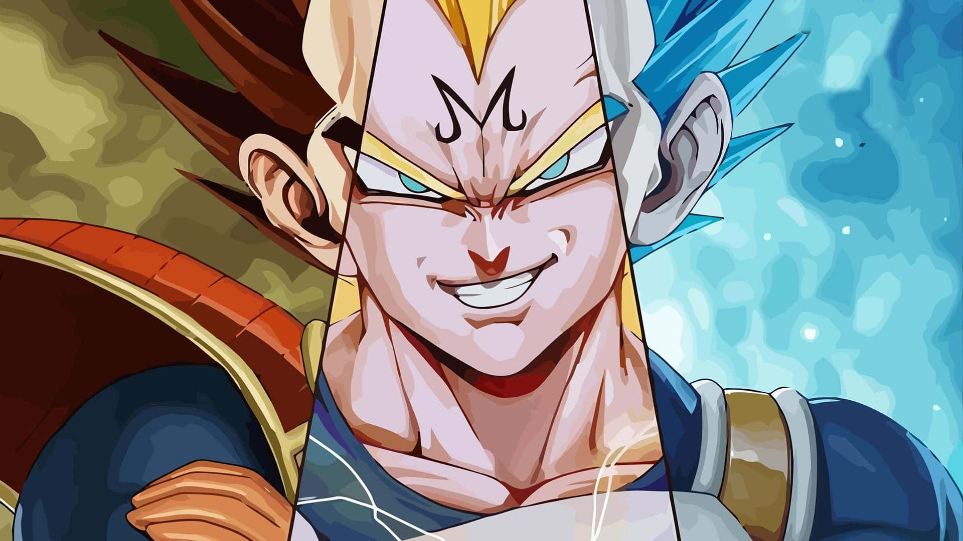 Majin Vegeta với Màu Tóc Khác Nhau Hình nền