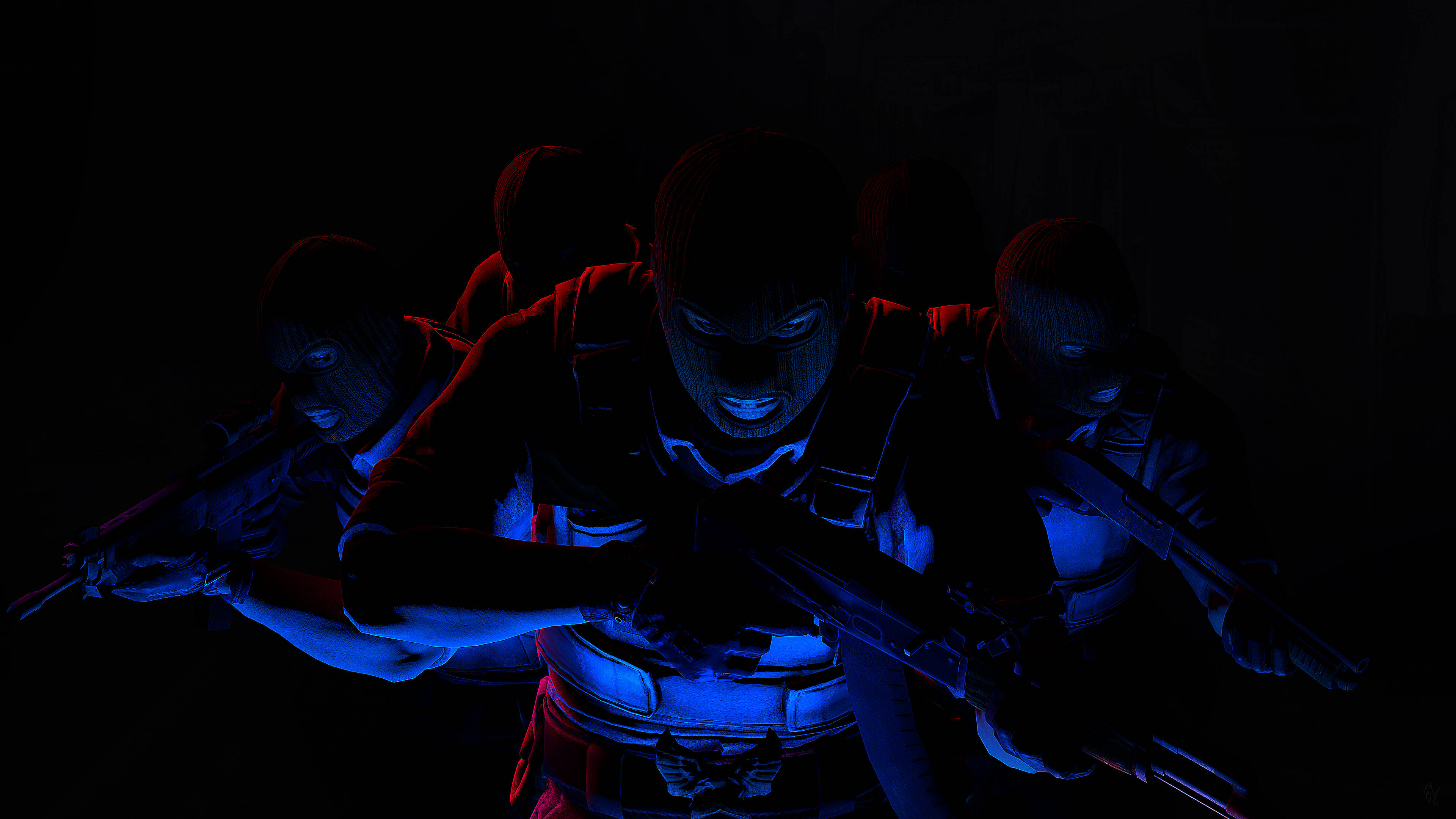 Màn đối đầu kịch tính trong cảnh Elite Crew CS: GO 4K Hình nền