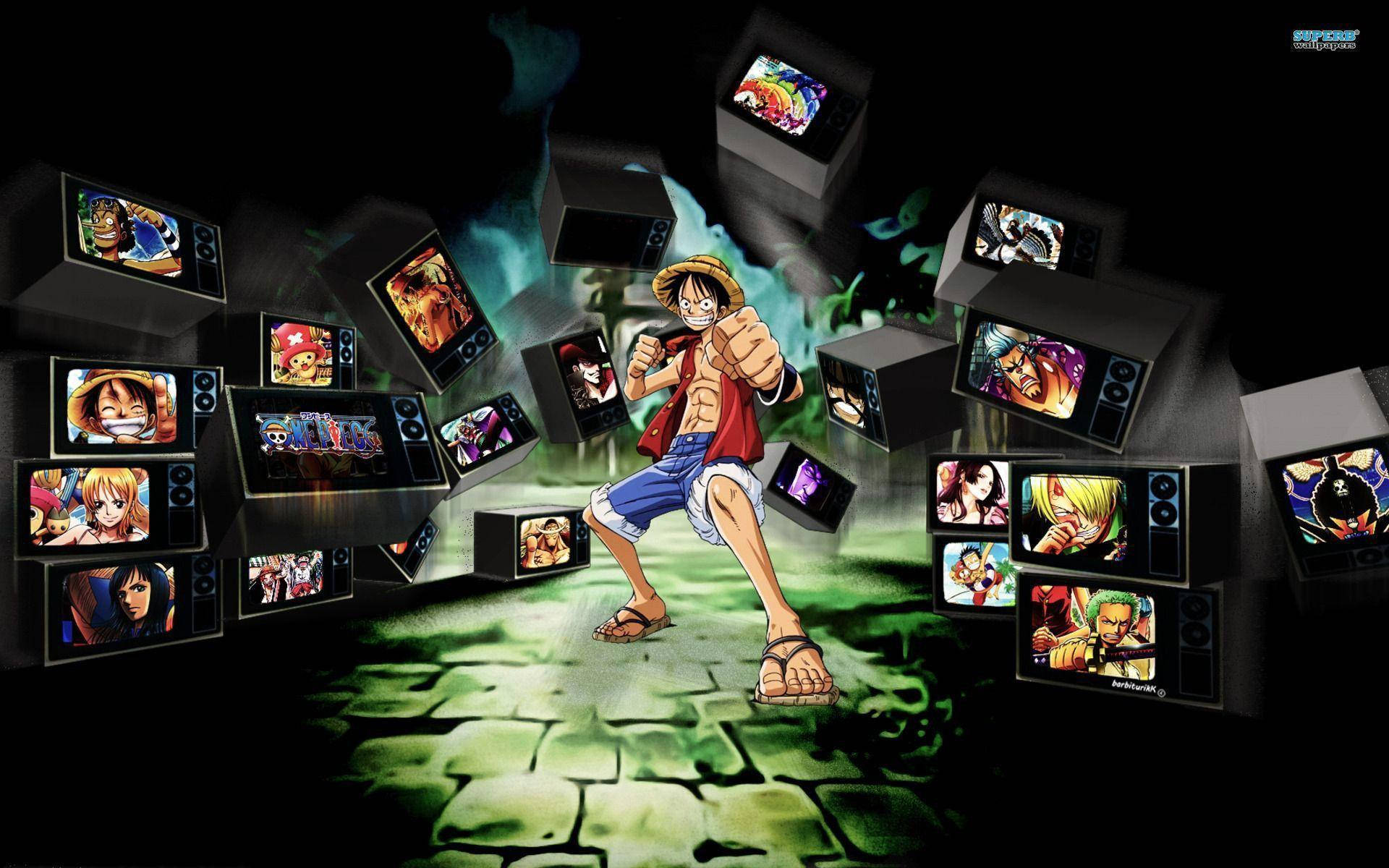 Màn hình cổ điển Luffy Hình nền