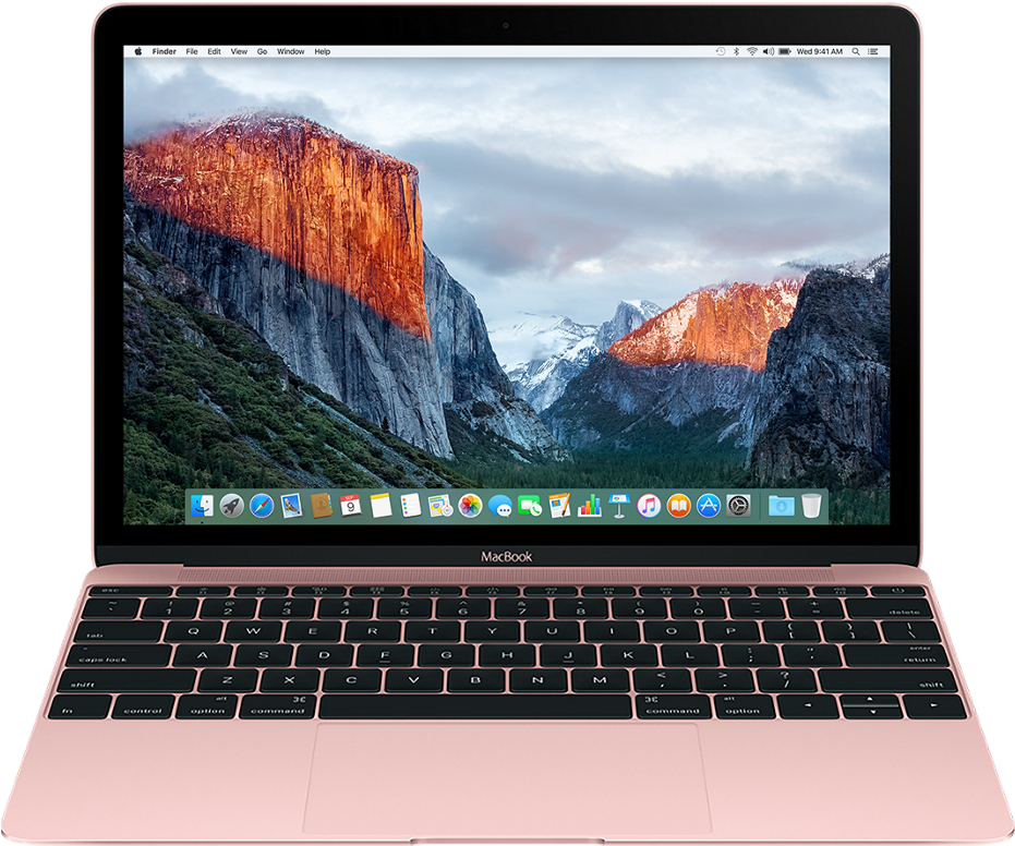 Màn hình MacBook Pro vàng hồng Hình nền