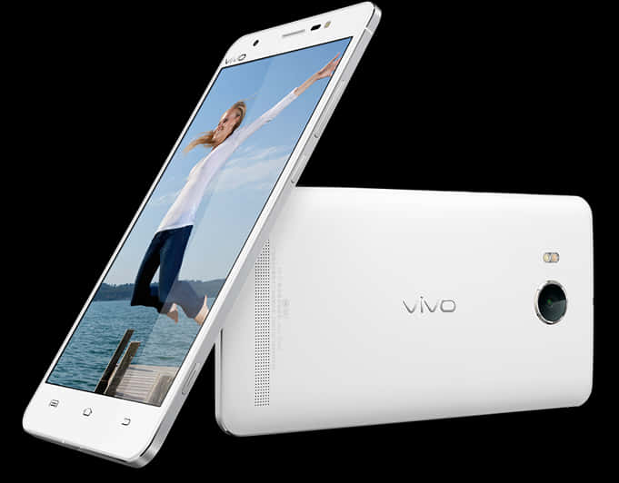 Màn hình và mặt sau điện thoại thông minh Vivo Hình nền