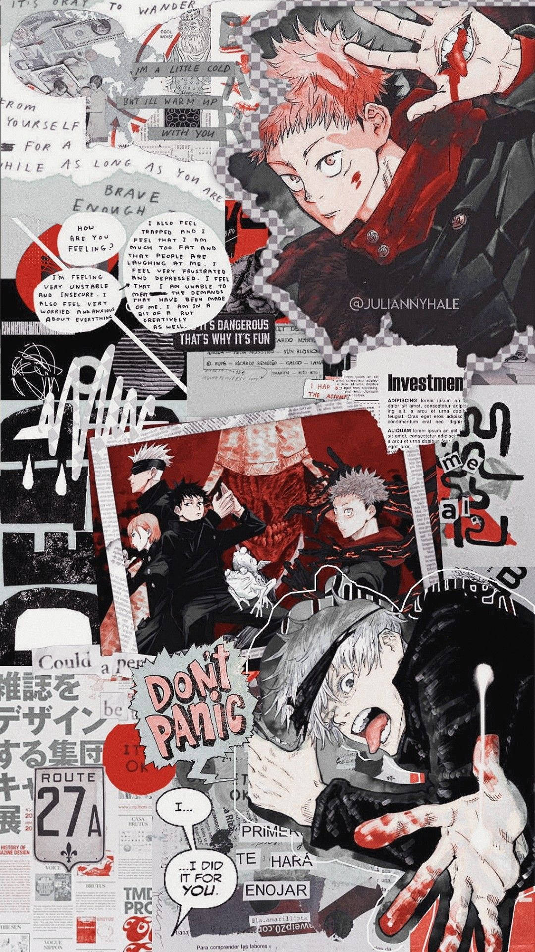 Manga iPhone Jujutsu Kaisen Hình nền