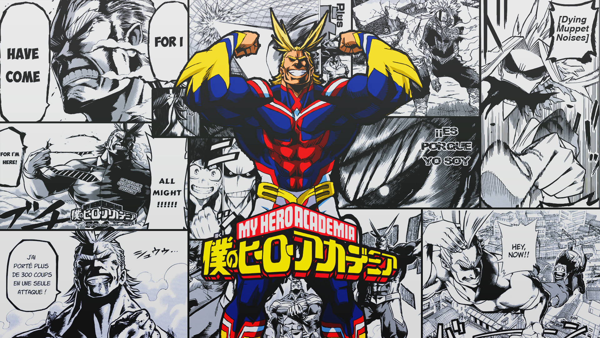 Manga Panel My Hero Academia Hình nền