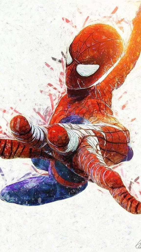 Marvel iPhone Người Nhện Tranh Kỹ Thuật Số Hình nền