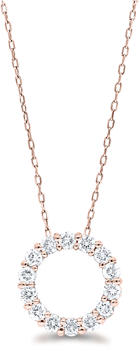 Mặt dây chuyền vòng tròn kim cương vàng hồng Hình nền