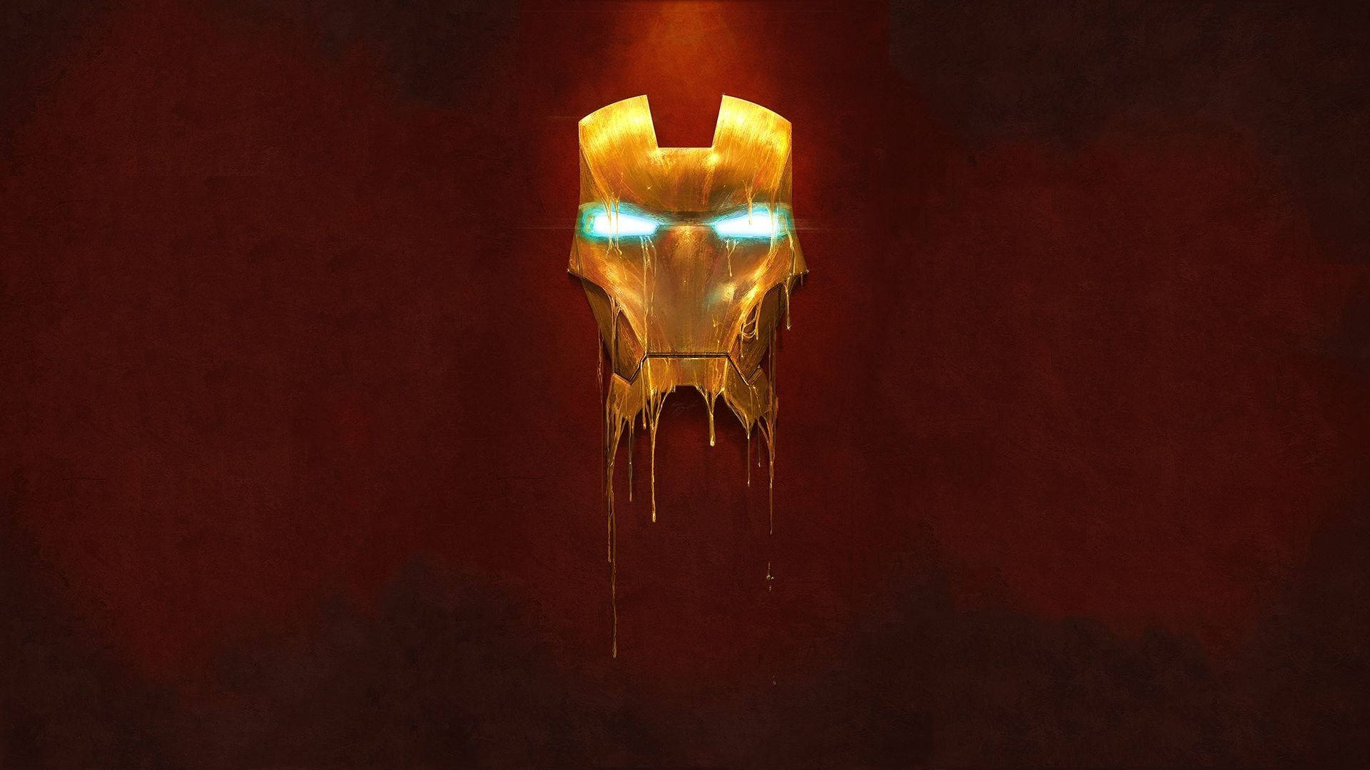 Mặt Nạ Iron Man Tan Chảy Hình nền